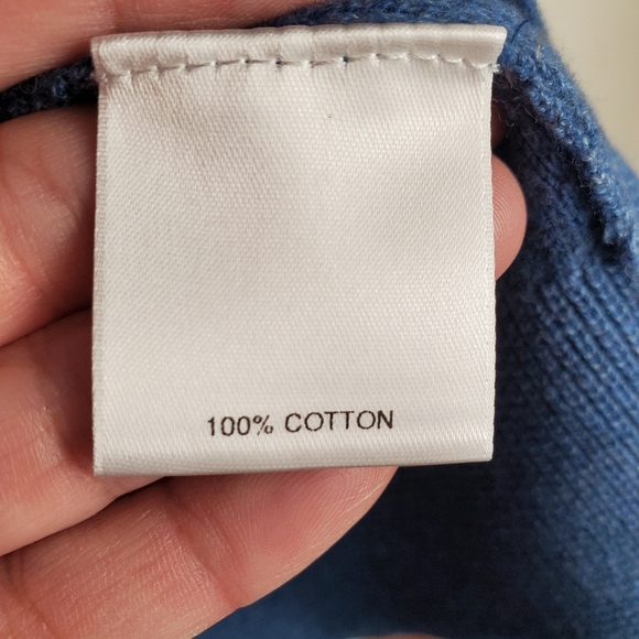 NWT Cremieux Knit Zip-Up Vest. Blue. LG - Picture 6 of 12